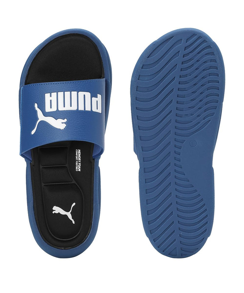PUMA Royalcat Memory Foam Slides - Clyde Royal-White