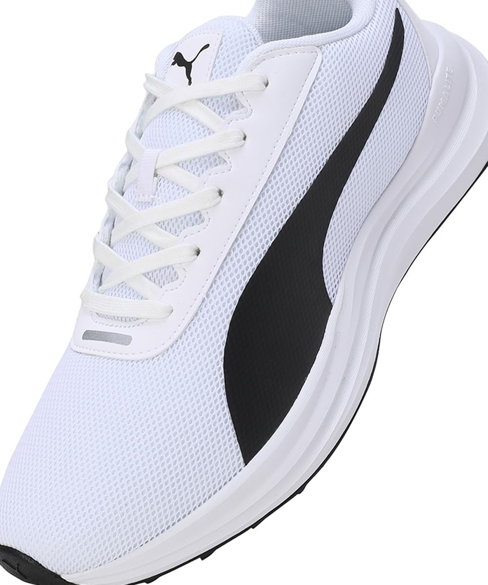 PUMA Puma Mens Fierce Runner Running Shoe 7 UK Black-White - image 6