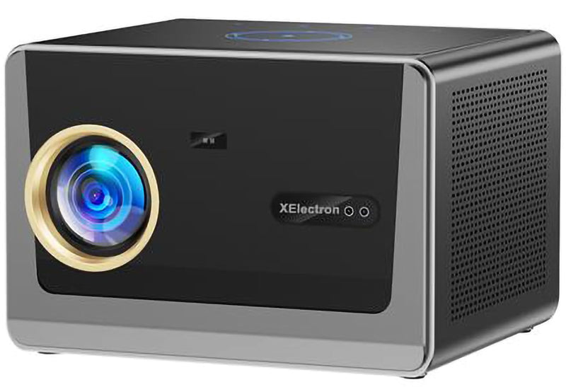 XElectron iProjector 3 Plus | Official Google TV | Dust Proof, Brightest 2500 ANSI, Native 1080p Smart Projector 4k Ultra HD for Home | Auto Focus & 4D Keystone, HDMI ARC, WiFi & BT, Screen Mirroring