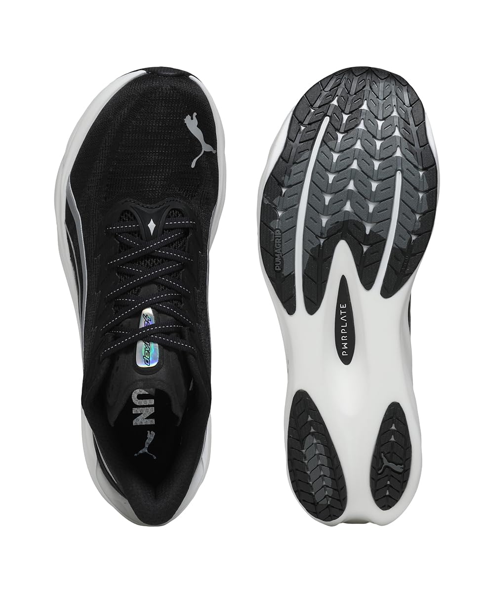 PUMA Deviate NITRO 4 Running Shoes - White-Feather Gray