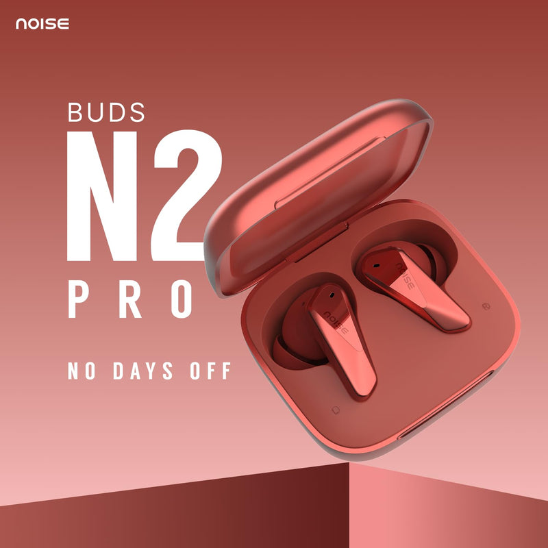 Noise Noise Buds N2 Pro Truly Wireless Earbuds with ANC (Up to 32dB), 70H Playtime, Dual Pairing, InstaCharge (10 Min = 200 Min), Bluetooth v6.0, Metallic Finish – Slate Black - image 2