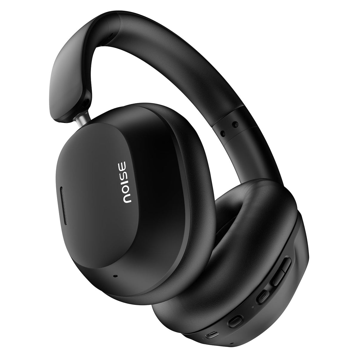 Noise Noise Airwave Max 5 Wireless Over-Ear Headphones with Adaptive Hybrid ANC (up to 50dB), HFA Tech, 80H Playtime, Dual Pairing(Carbon Black) Carbon Black - Airwave Max 5 - image 1
