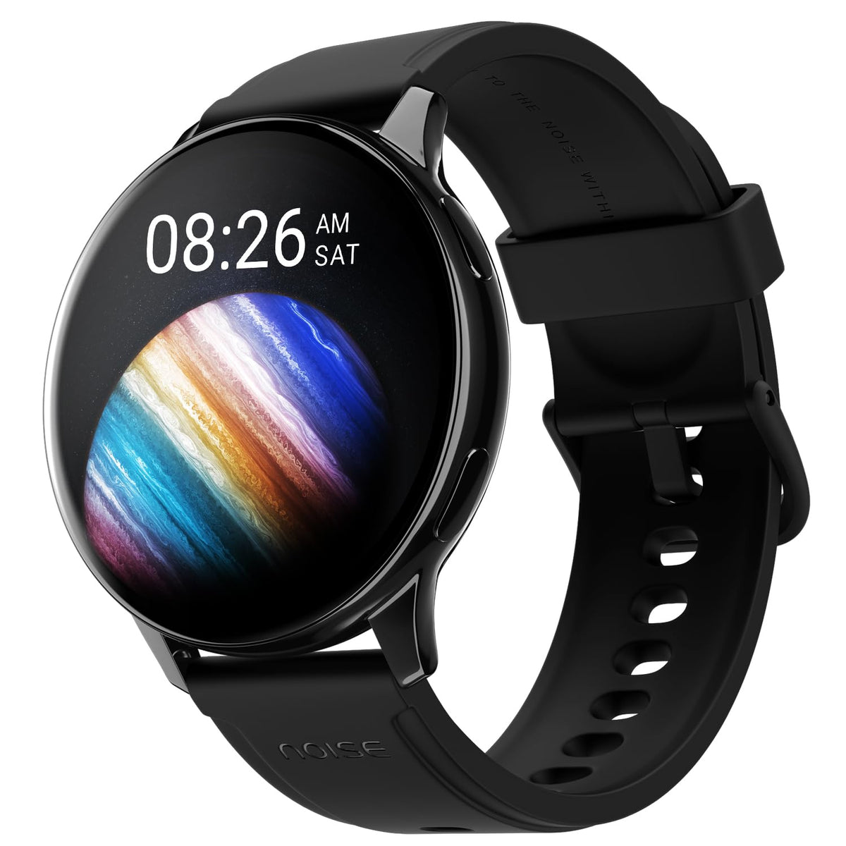 Noise Noise Vortex Plus 1.46 AMOLED Display, AoD, BT Calling, Sleek Metal Finish, 7 Days Battery Life, All New OS with 100+ Watch Faces & Health Suite (Jet Black) - image 1