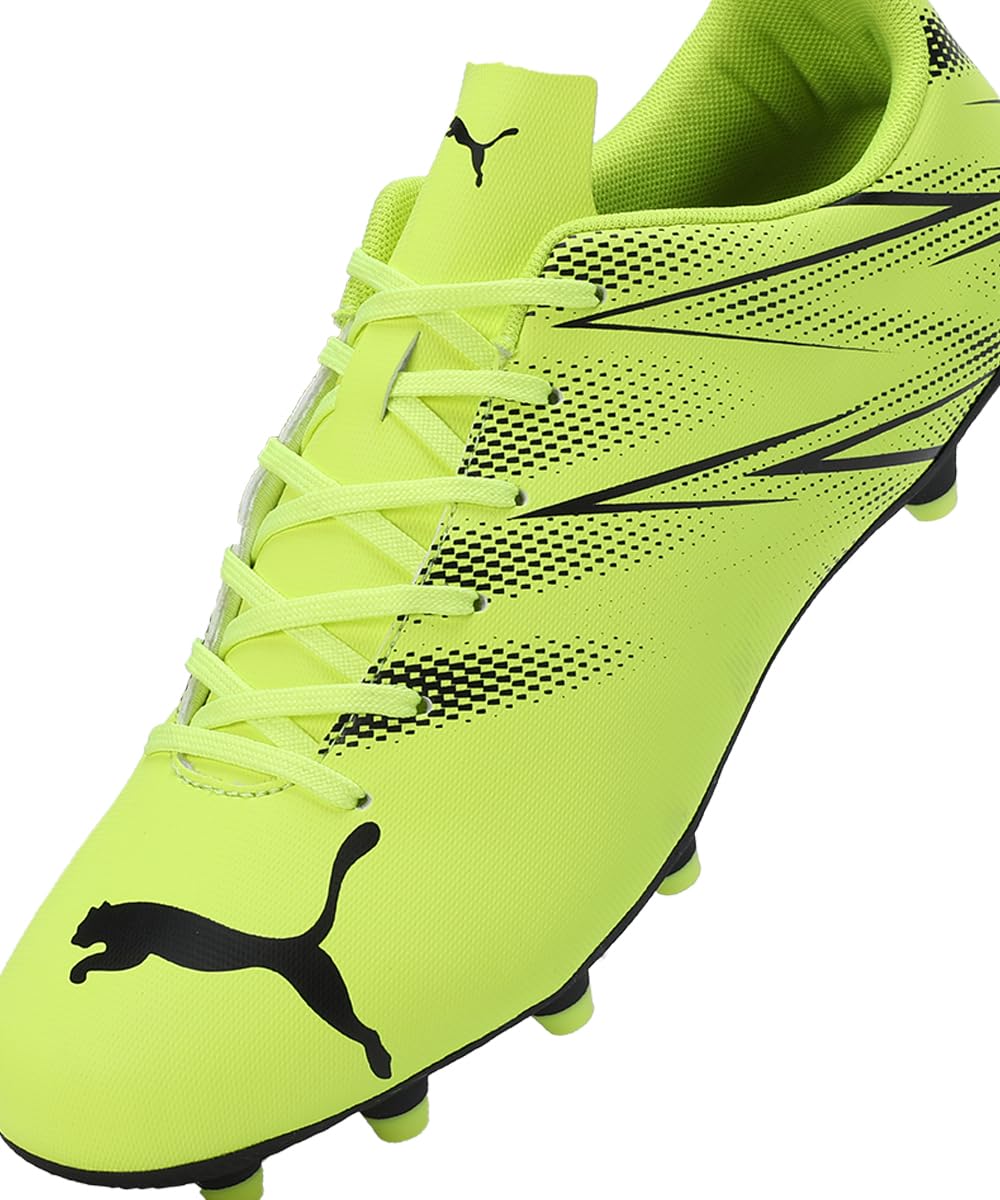 PUMA Puma Men ATTACANTO FG/AG Football Shoe 10 UK Electric Lime-Black - image 6