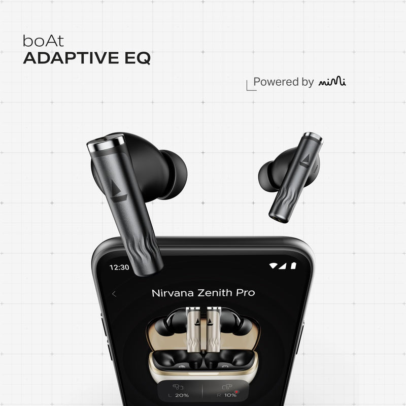 boAt boAt Nirvana Zenith Pro, 50dB Hybrid Adaptive ANC, Spatial Audio, Hi-Res Audio LDAC, 6Mics AI-ENx, 80 Hrs Battery, Bluetooth Earbuds, TWS Ear Buds Wireless Earphones with mic (Velvet Grey) - image 10