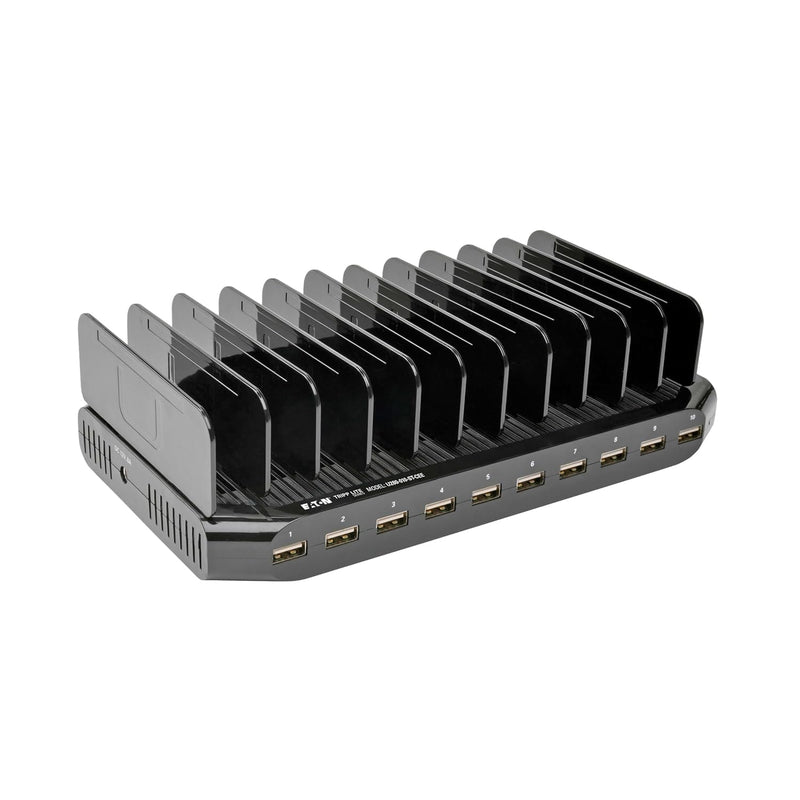 WISTAR WISTAR 60W Charging Station for Multiple Devices, Zobirez 10-Port USB C Fast Charger Stations for MacBook, iPhone, Android Cell Phone, iPad, Tablet, Family Multi-Device Organizer Charging Dock, Black - image 7
