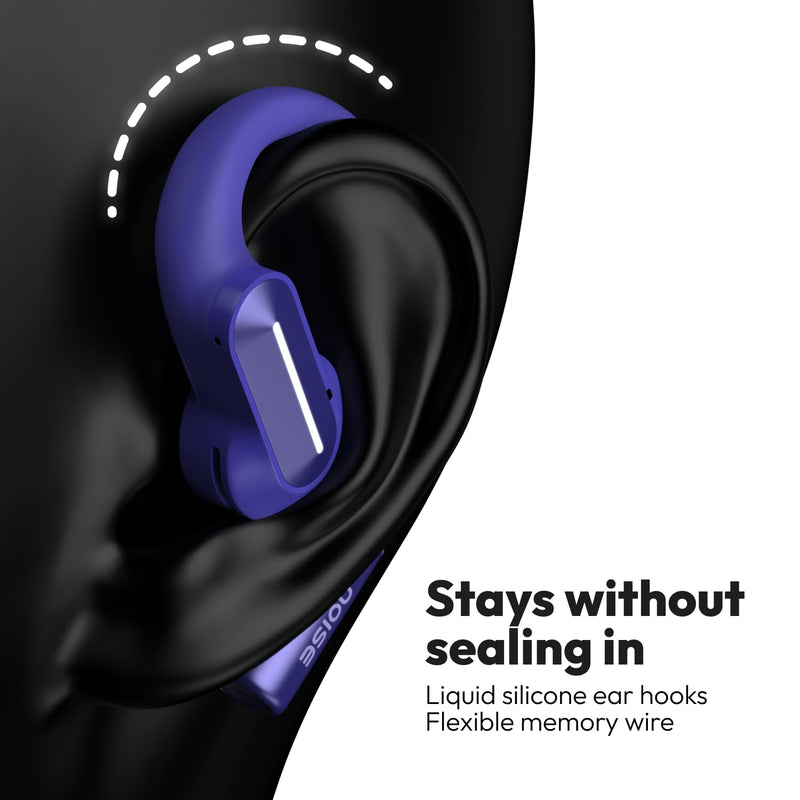 Noise Noise Alt Buds Open Wireless Open-Ear Earbuds (2026), Red Dot Award-Winning Design, Hi-Res LHDC Audio, AI-Powered, Quad Mic ENC, App Support, Up to 35H Playtime, Bluetooth v6.0 (Chosen Black) - image 5