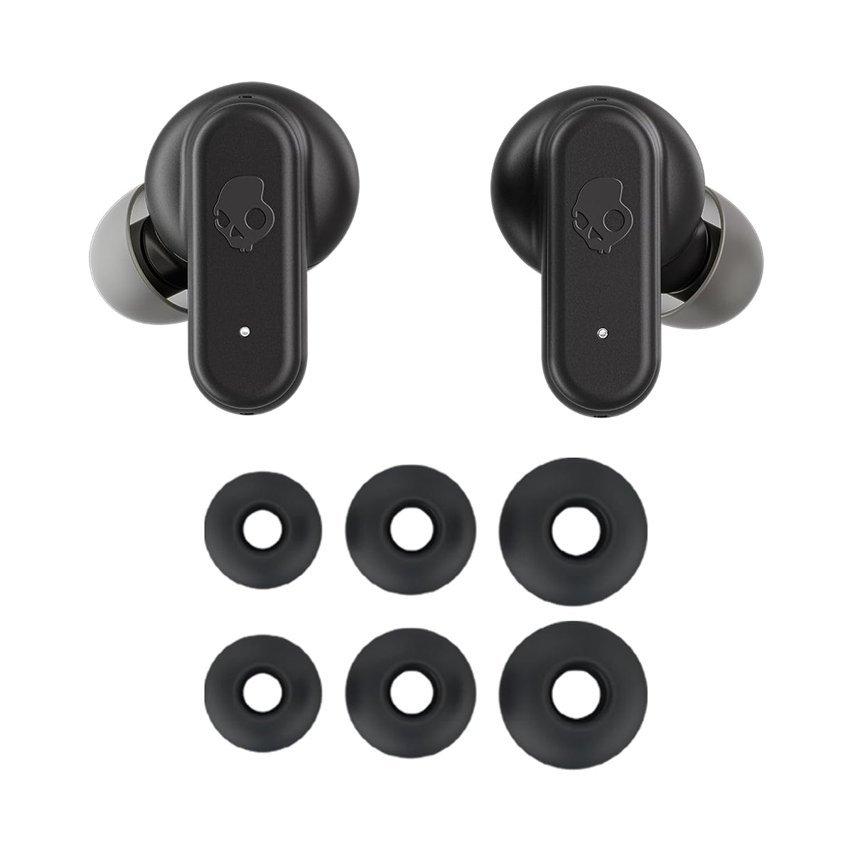Skullcandy Skullcandy Dime Evo True Wireless Bluetooth Earbuds with Mic, 36Hr Battery, Multipoint Pairing, Google Fast Pair, Stay-Aware Mode, IPX4 Sweat Resistant TWS Earbuds - Black - image 7