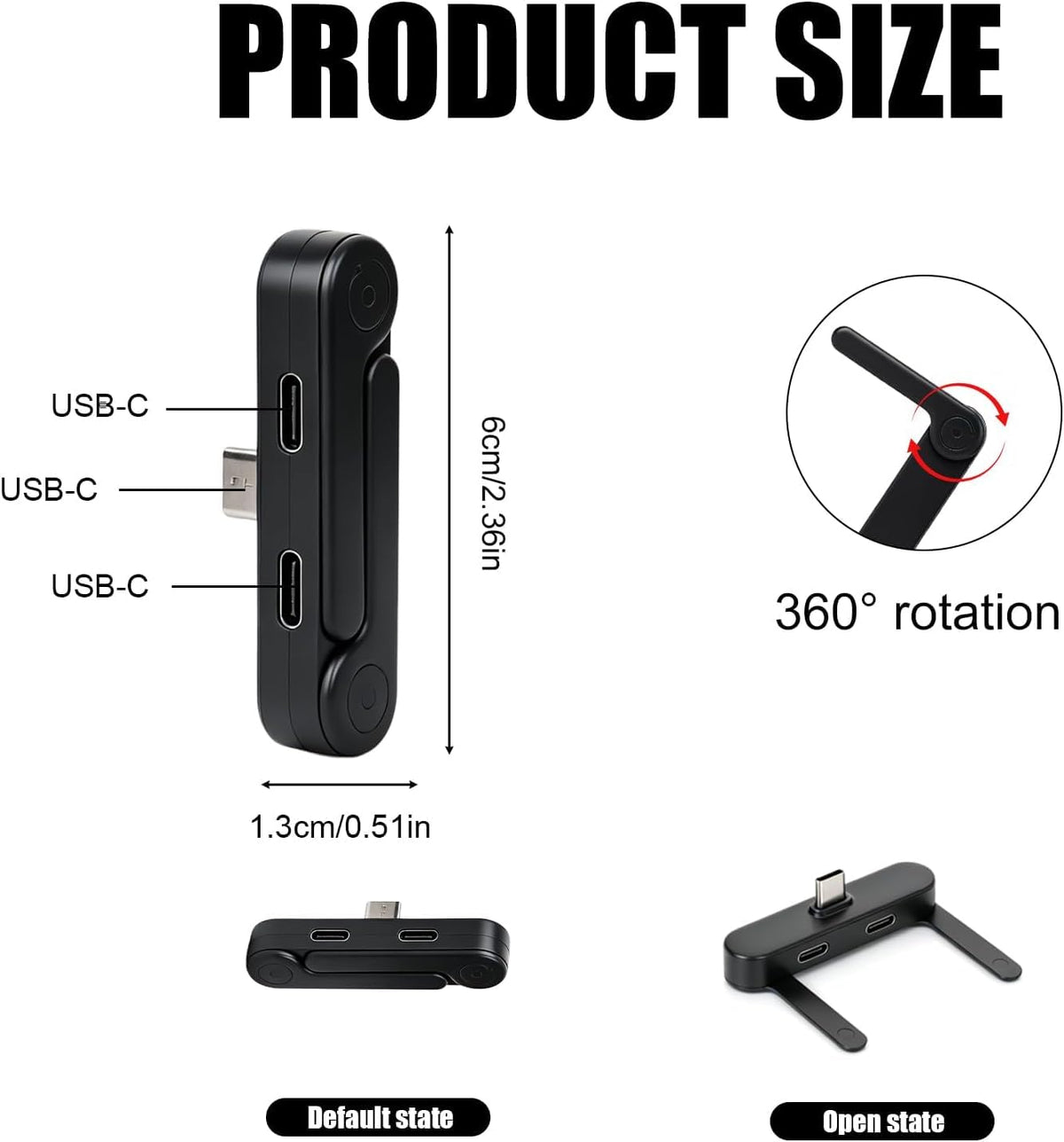 WISTAR WISTAR 2-in-1 USB C Audio & Charging Adapter, 240W PD Fast Charge Dual USB C Headphone Splitter with HiFi DAC, Charge While Listening for iPhone 15/16, Samsung Galaxy, iPad, Laptop - image 2