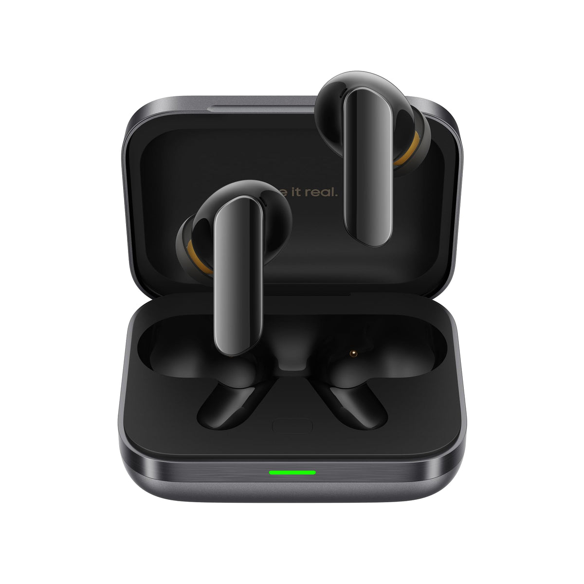 realme realme Earbuds Air 7 True Wireless,12.4mm Dynamic Bass Drivers,52Hrs Playtime,52dB Hybrid ANC,6 Mic ENC,45ms Low Latency,360° Spatial Audio,Hi-Res LHDC,IP55 Dust & Water Resistant,BT v5.4(SlateGrey) Slate Grey - image 1