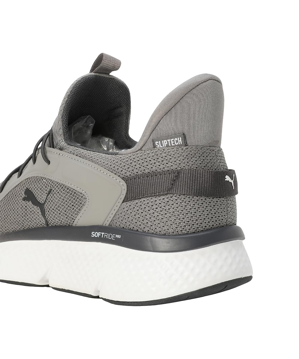 PUMA Softride Pro Dynamic Flex Running Shoes - Strong Gray-Stormy Slate-White