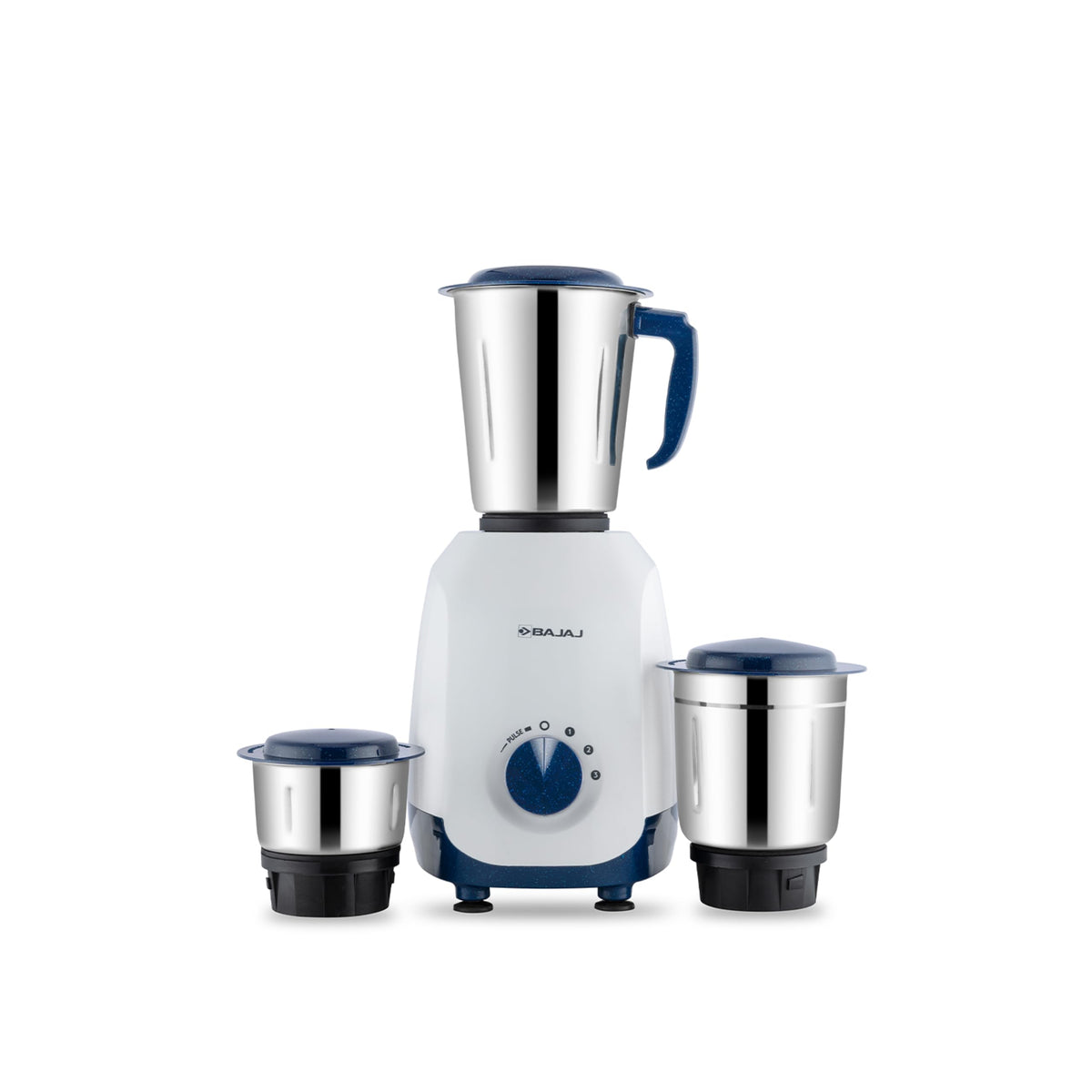Bajaj Bajaj Ninja Series Grace 500W Mixer Grinder | Mixie For Kitchen With Duracut® Blades | 2-In-1 Blade Function For Dry & Wet Grinding | 2 Mixie Jars | 5-Yr Motor Warranty 【Midnight Blue】 - image 1