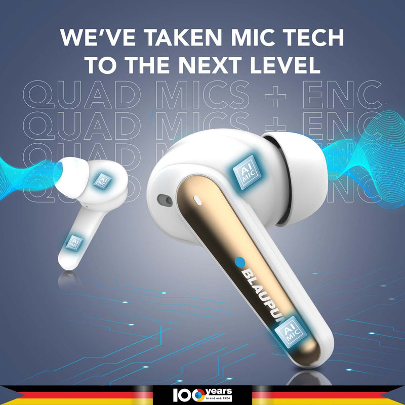 BTW300 Xtreme Moksha Maxbuds TRUE ANC Wireless Earbuds (White)-6