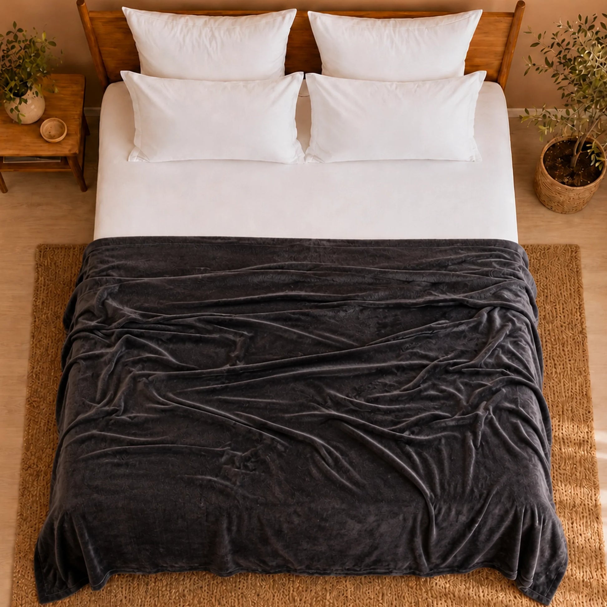 Fort Mellow - Plush Blanket (Storm Grey)-6