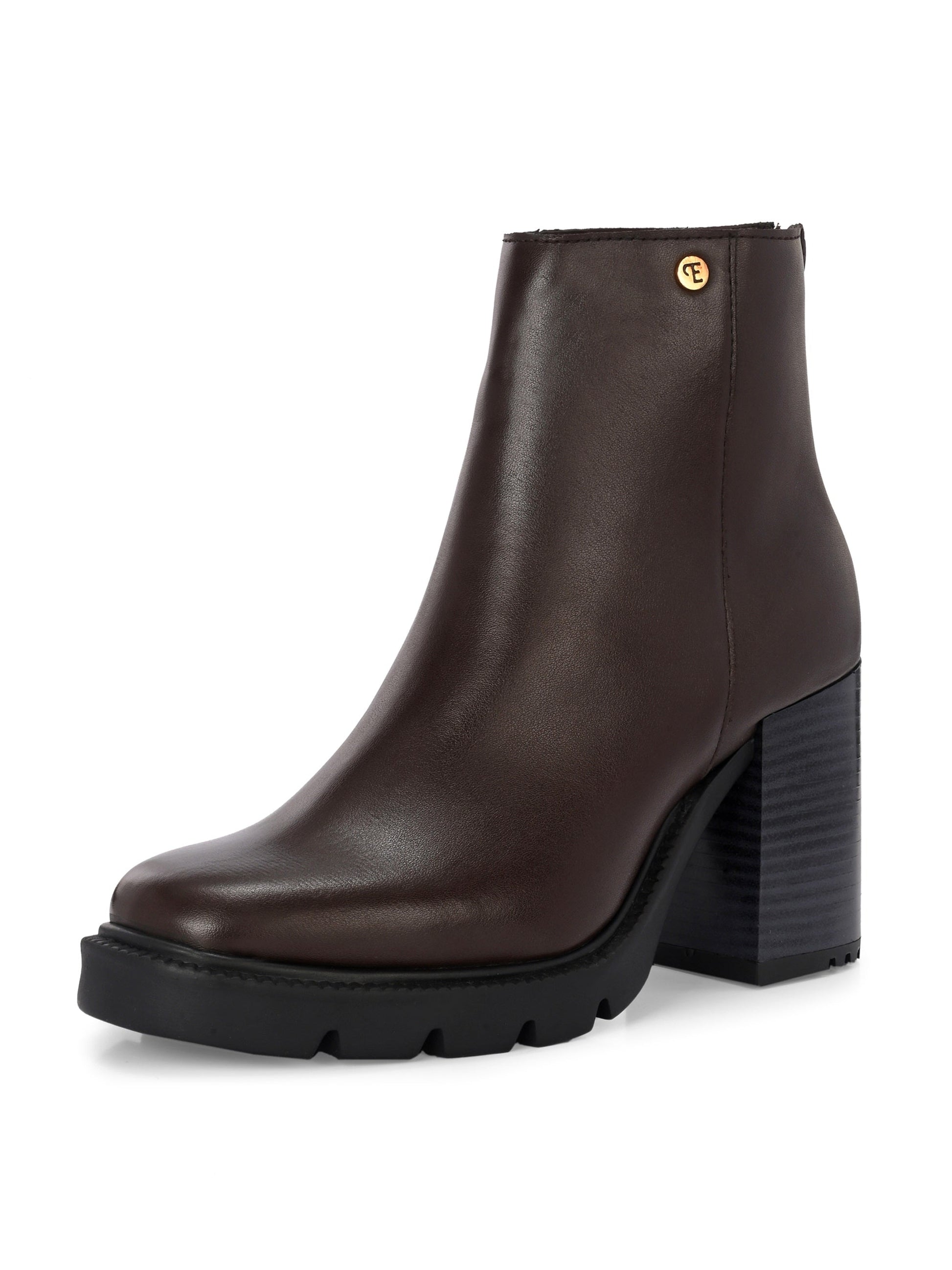 EL PASO Women Faux Leather Casual Chelsea Boots-29