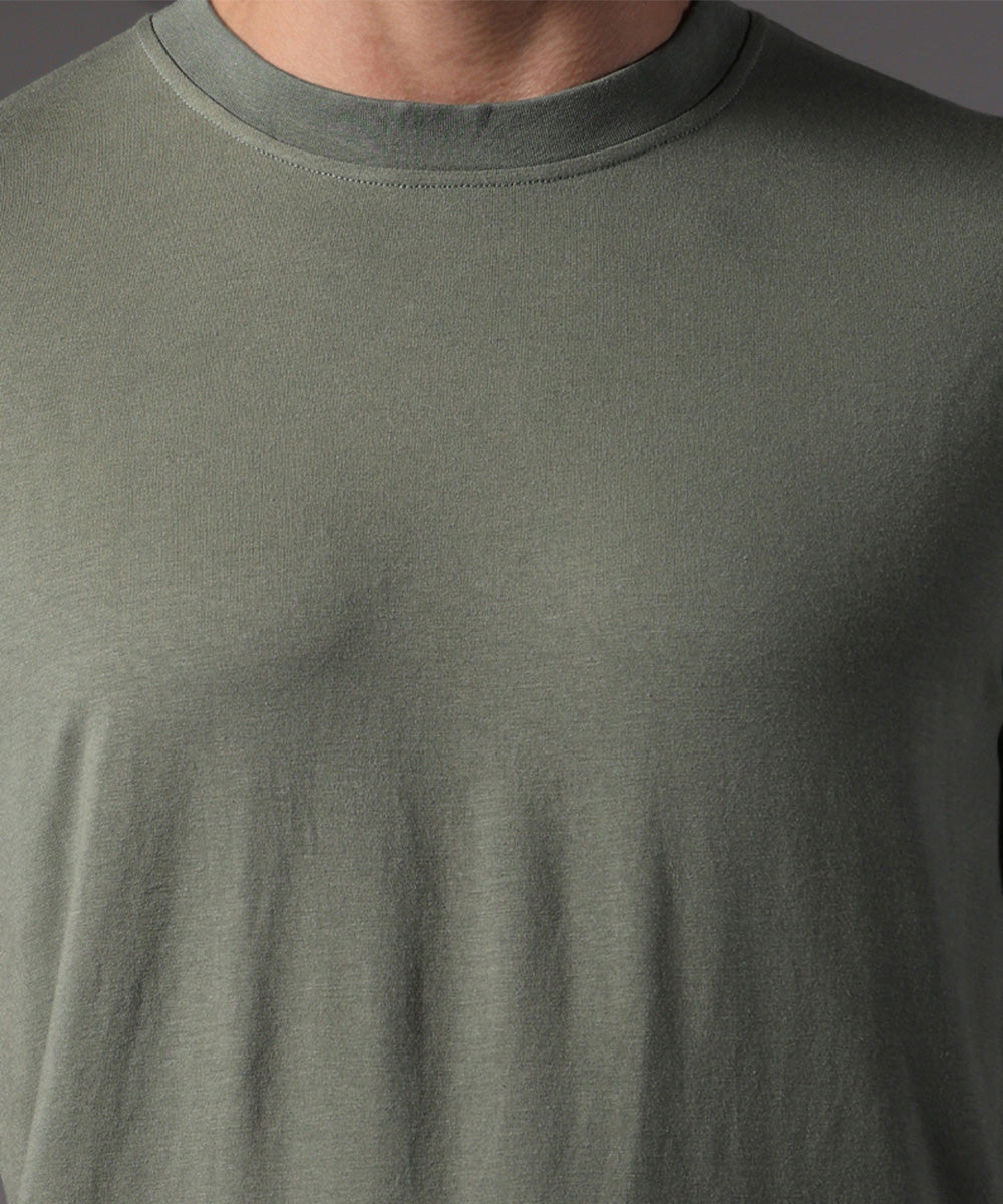 Naturefab Men's Organic Bamboo Tshirt Granite Green-5