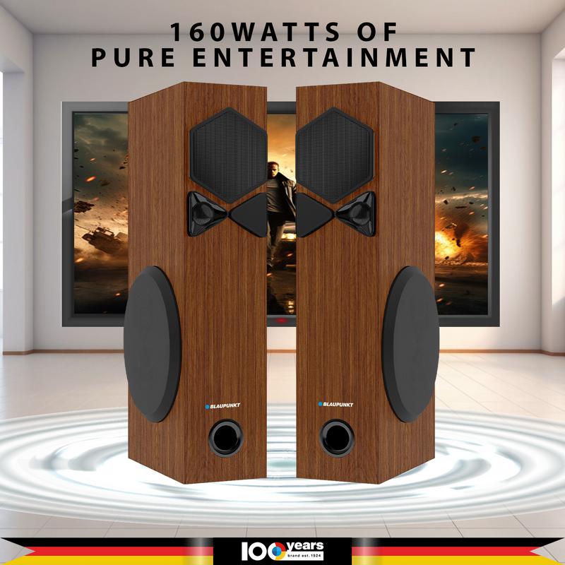 ROCK & ROLL TSP Tower Speakers Refurbished Brown-2