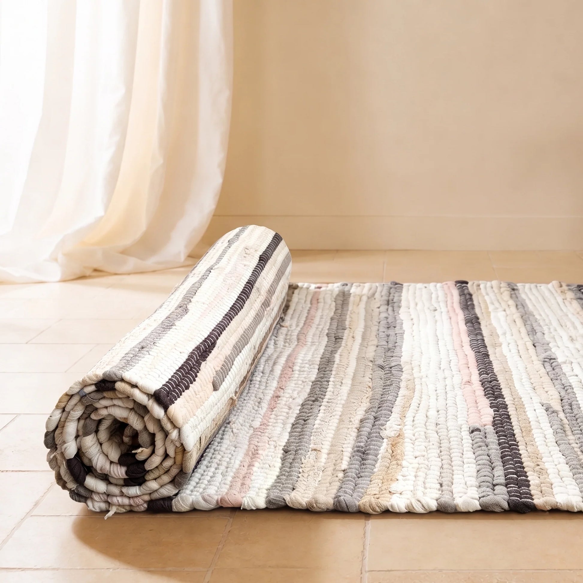 Earthology Harmony - Recycled Rug (Beige)-6
