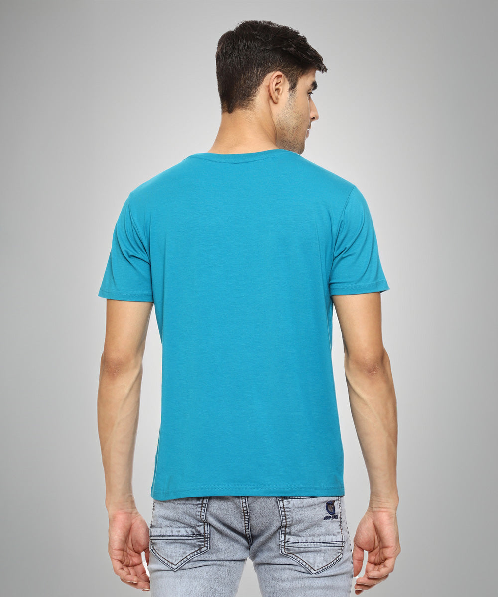 Naturefab Men's Organic Bamboo Tshirt Teal-4