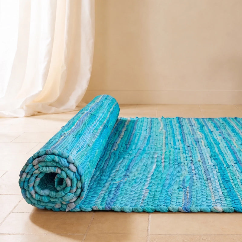 Earthology Harmony - Recycled Rug (Turquoise)-6