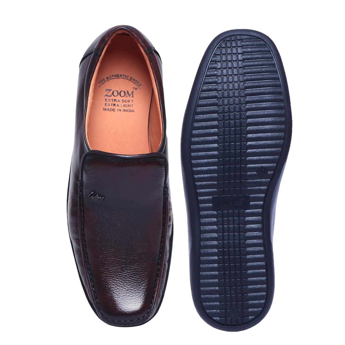 Men's Formal Slip-On Leather Shoes – D-103 | Zoom Shoes