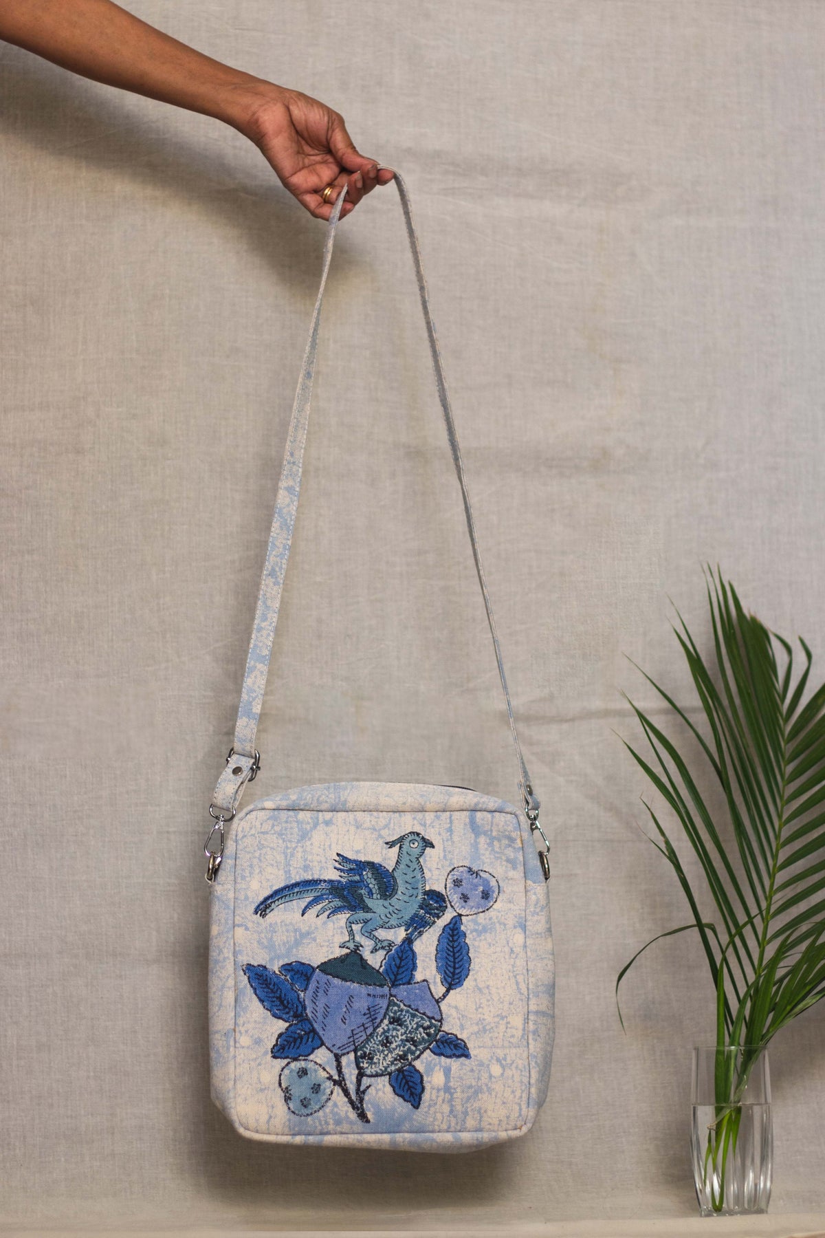 Sling Bag Tree of Life • Blue-5