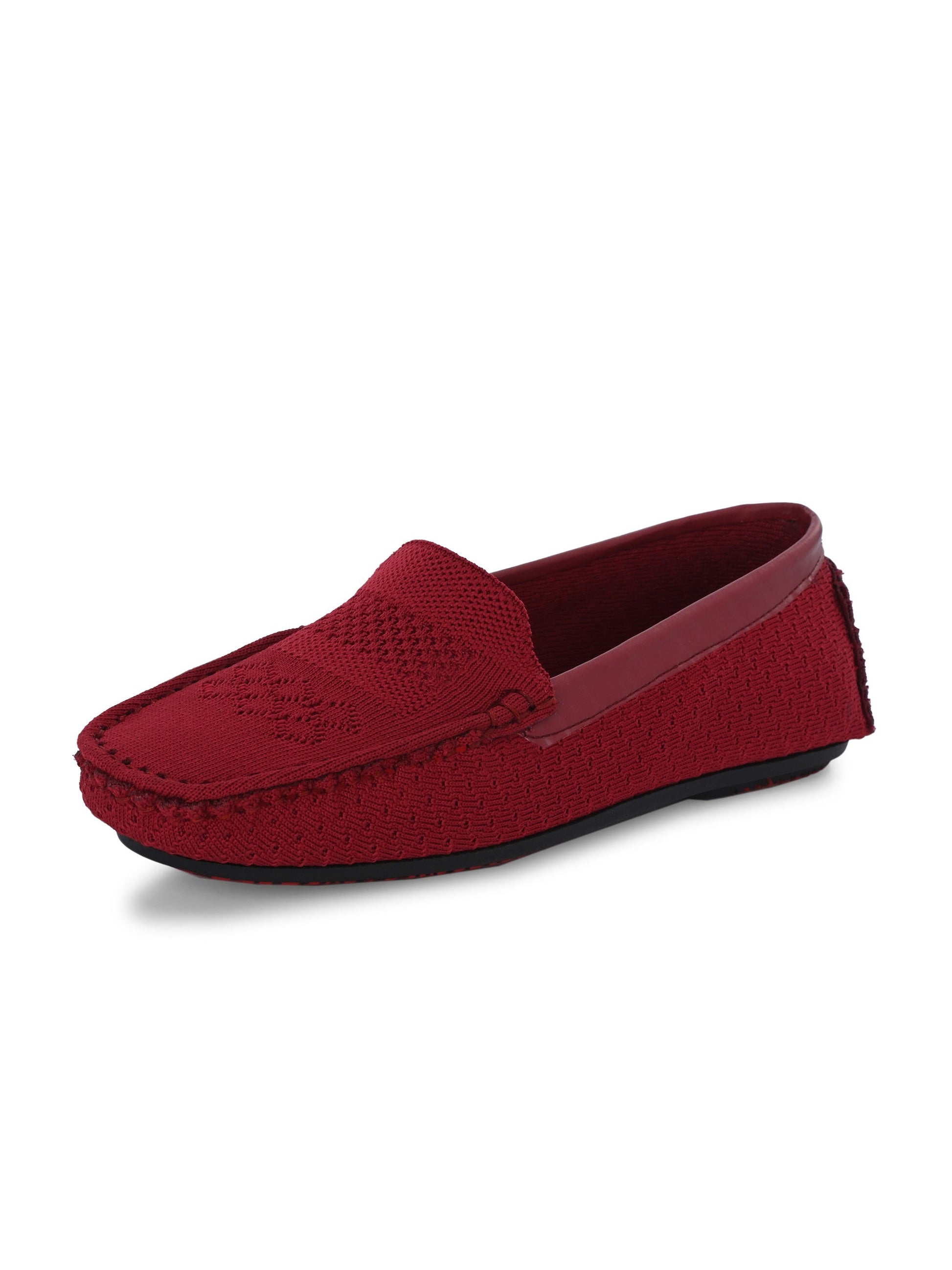 EL PASO Women Faux Leather Casual Slip On Loafers-13