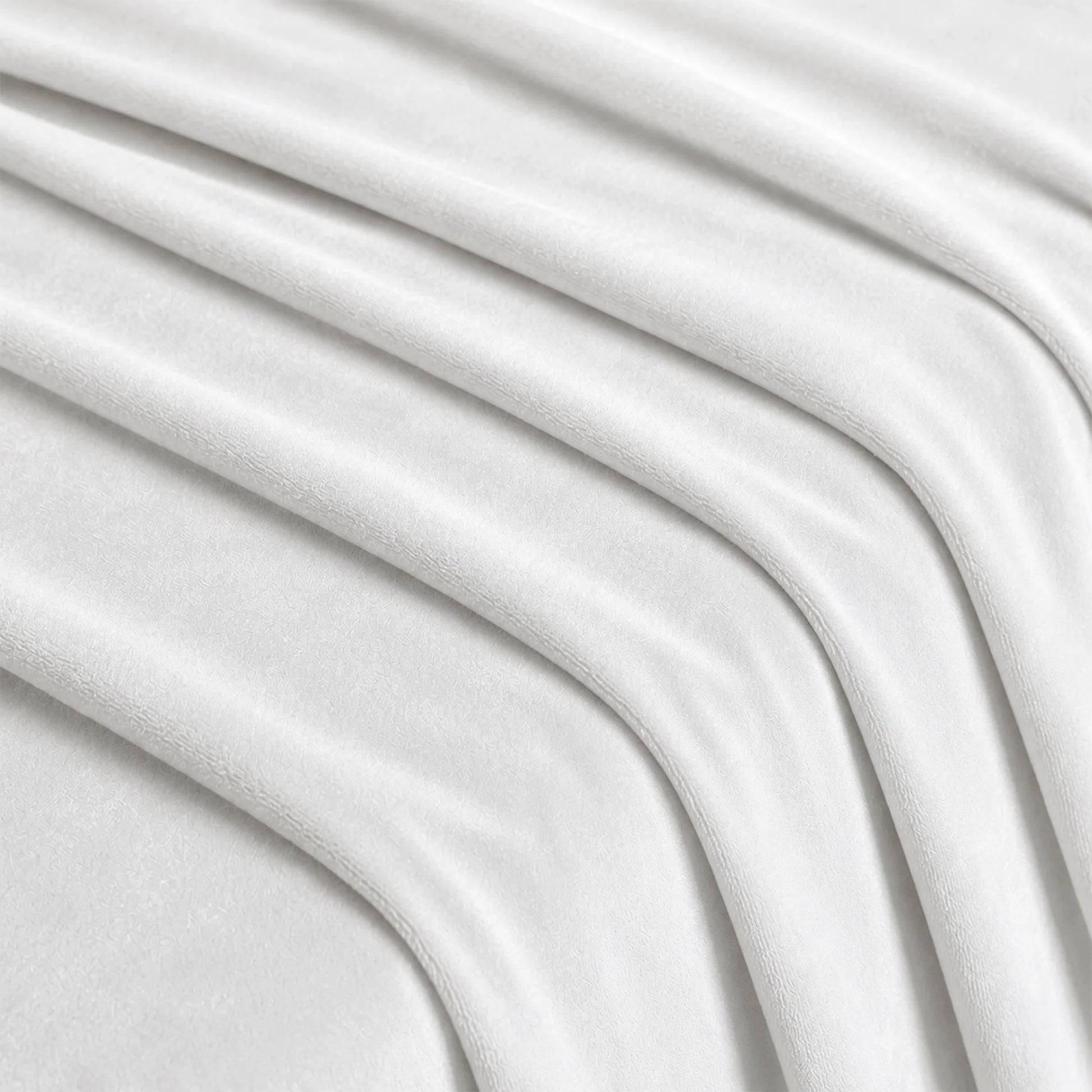 Fort Royal - Rod Pocket Velvet Curtain (White)-6