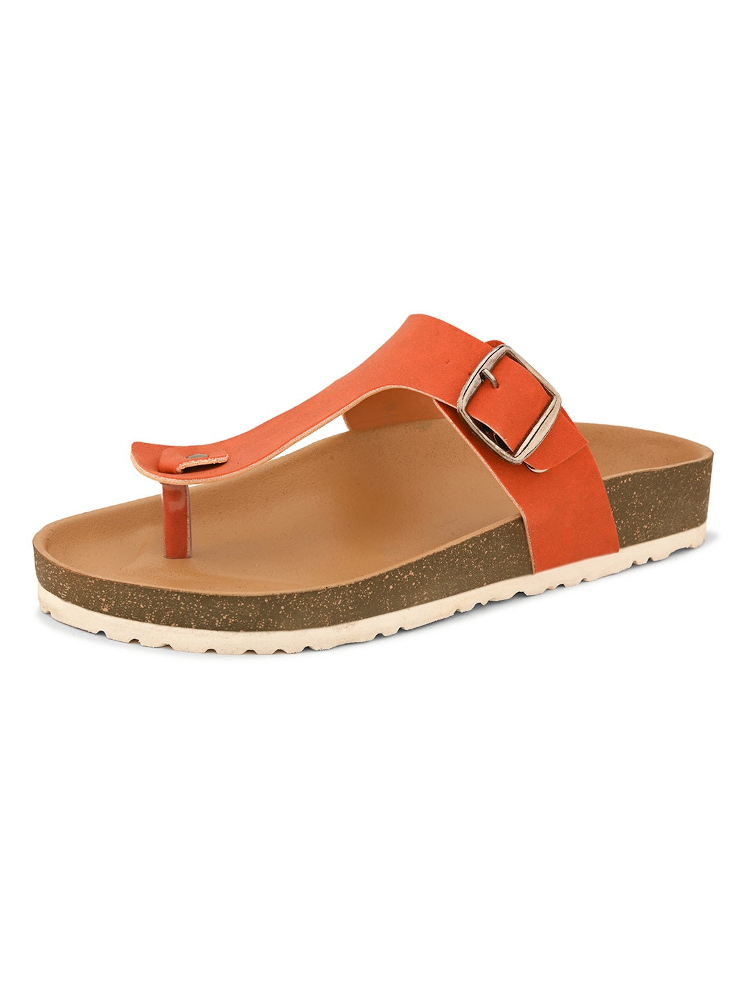 Women Synthetic Open Toe Flats-10