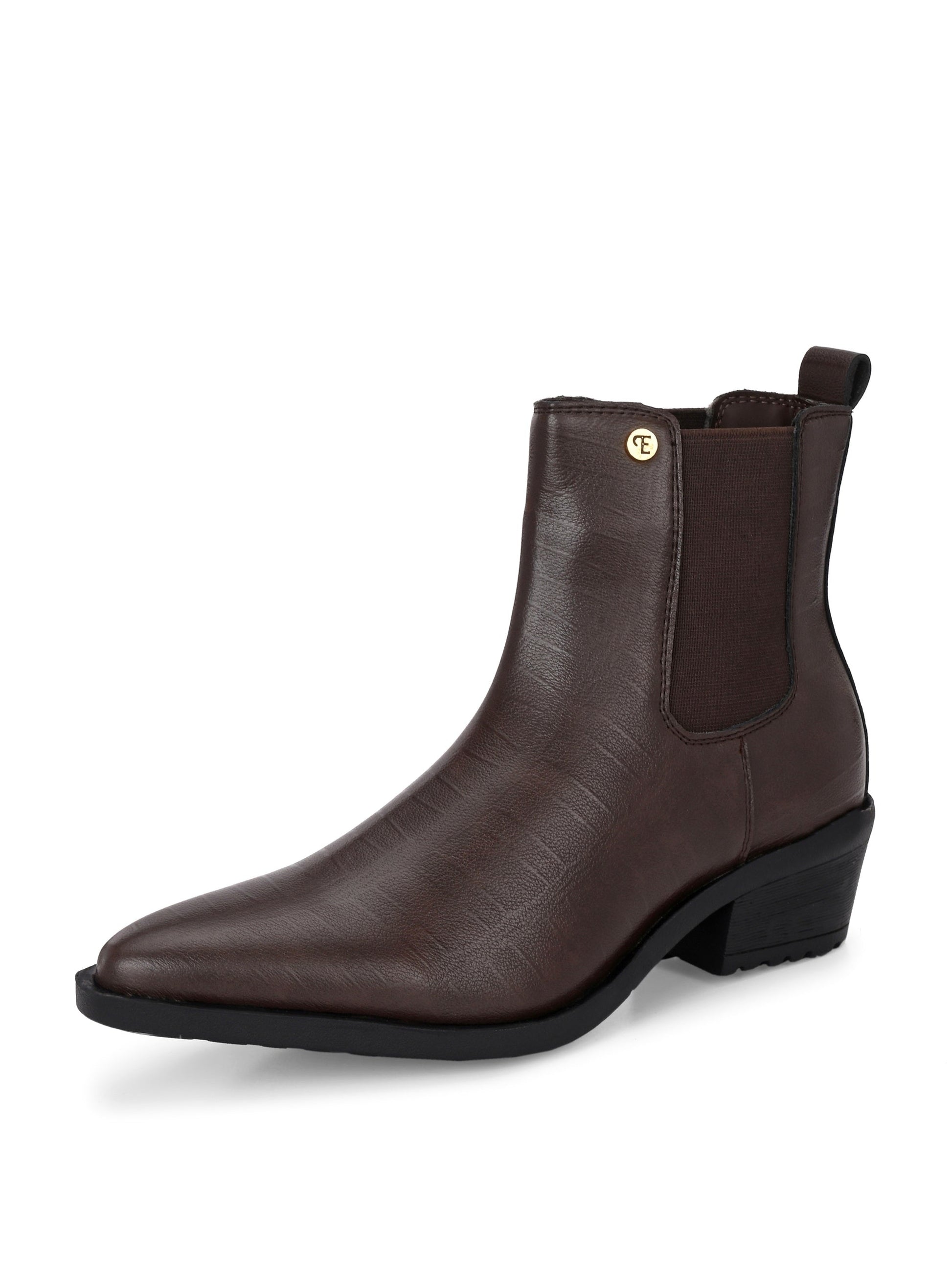 EL PASO Women Faux Leather Casual Slip On Boots-12