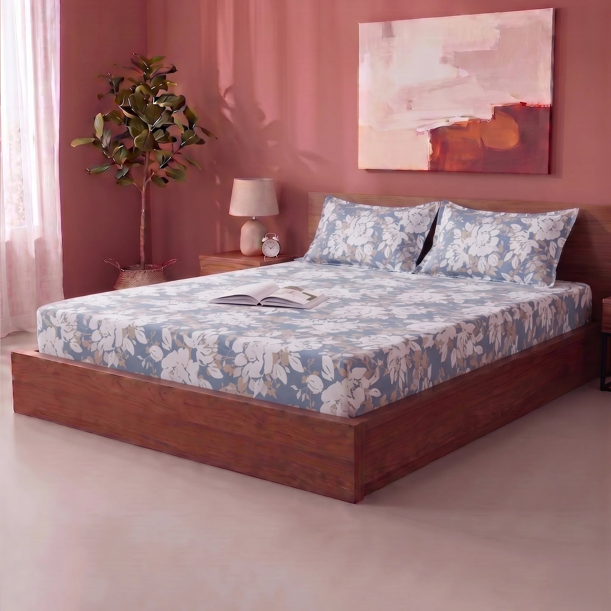 Imprimer Blossom Haze - Fitted Sheet-6