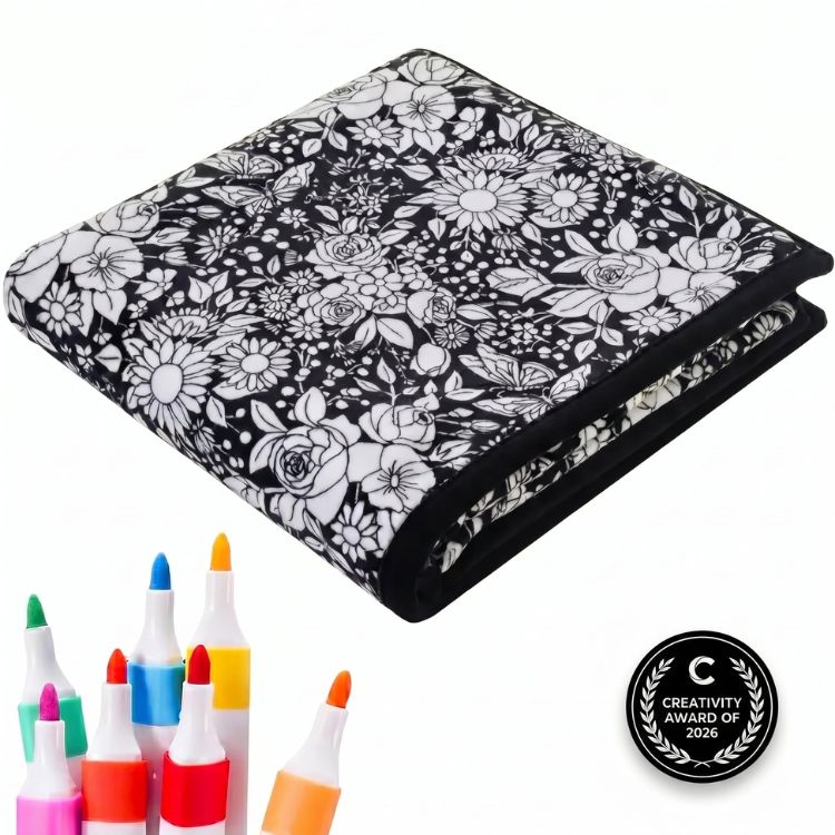 Coloring Kids Blanket sheet– Turn Screen Time Into Family Time