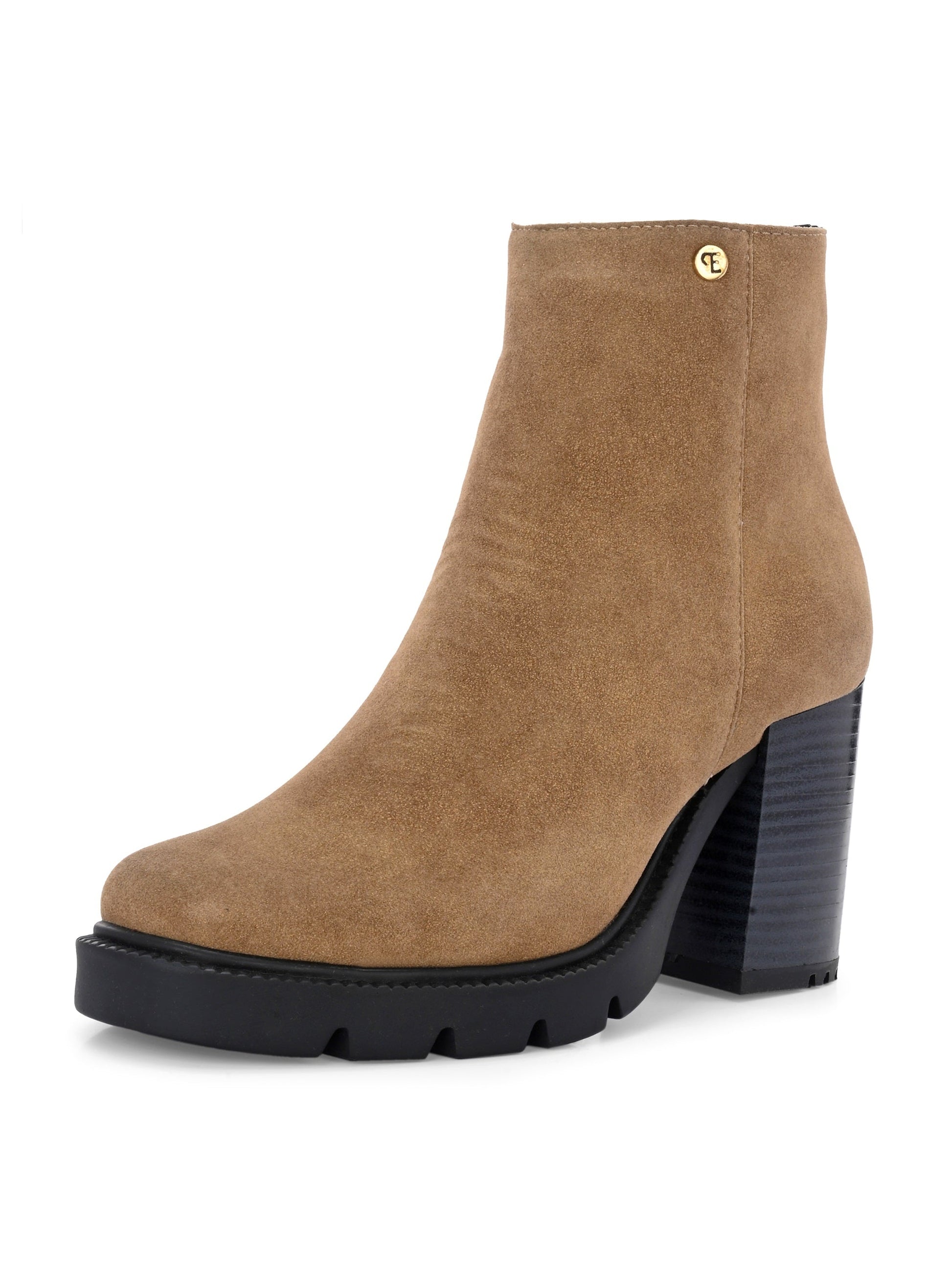 EL PASO Women Faux Leather Casual Chelsea Boots-14