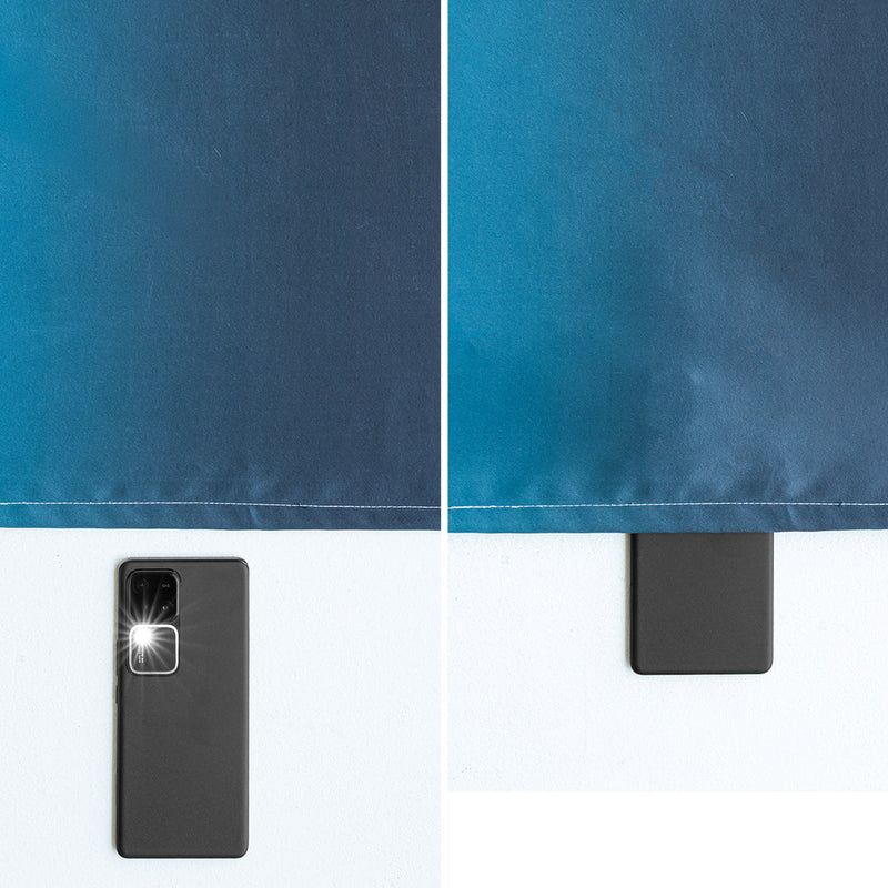 Blackout Ombre Curtain (Blue & Black)-6