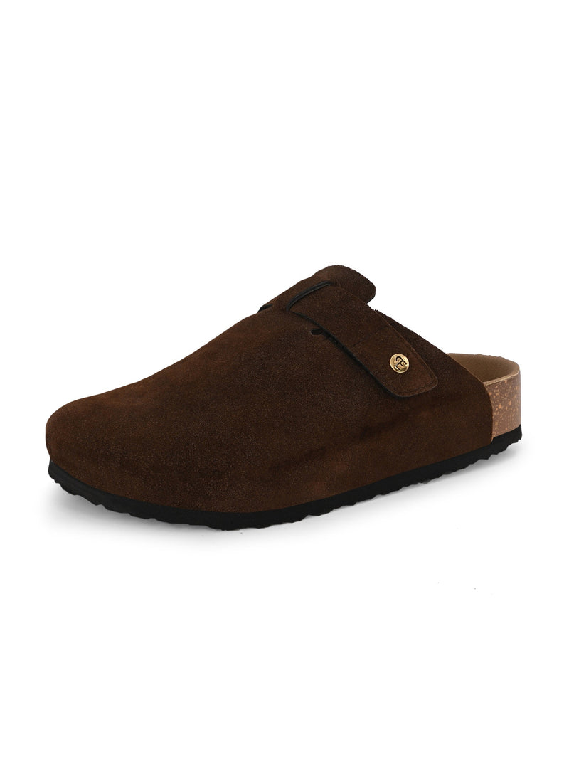 EL PASO Men Faux Leather Casual Slip On Sandals-37