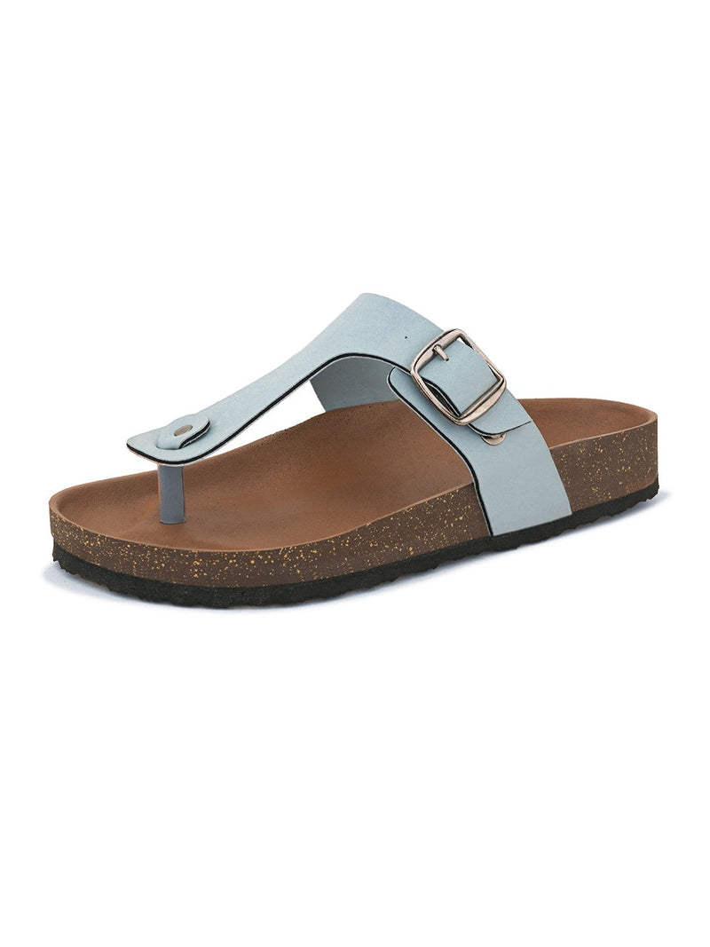 Women Synthetic Open Toe Flats-22