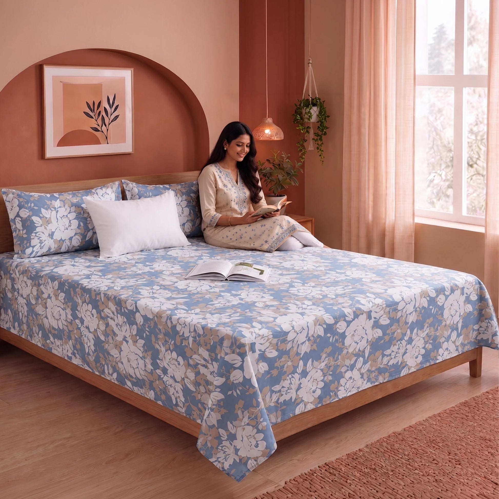 Imprimer Blossom Haze - Bedsheet-6