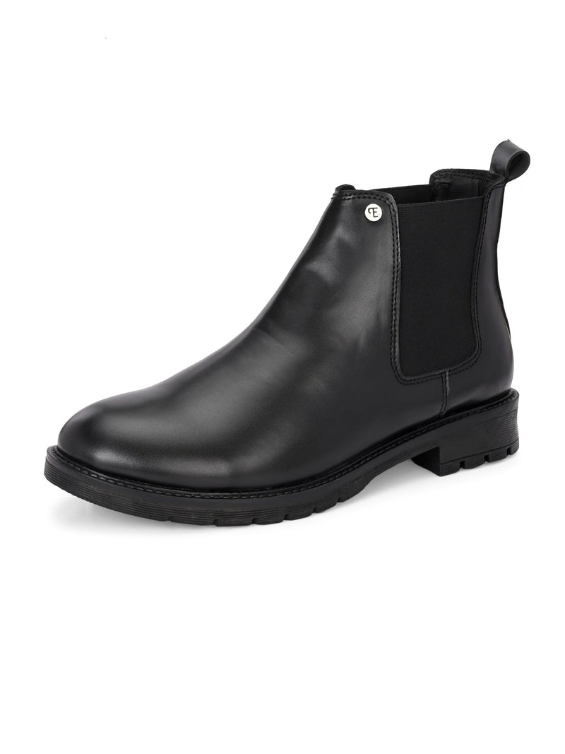 El Paso Men Faux Leather Casual Chelsea Boots-6