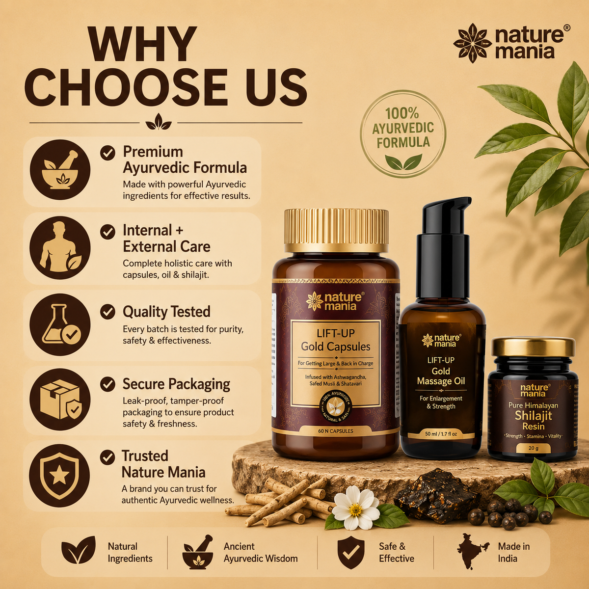 Nature Mania Size Combo (Male Enhancer LIFT UP Combo)