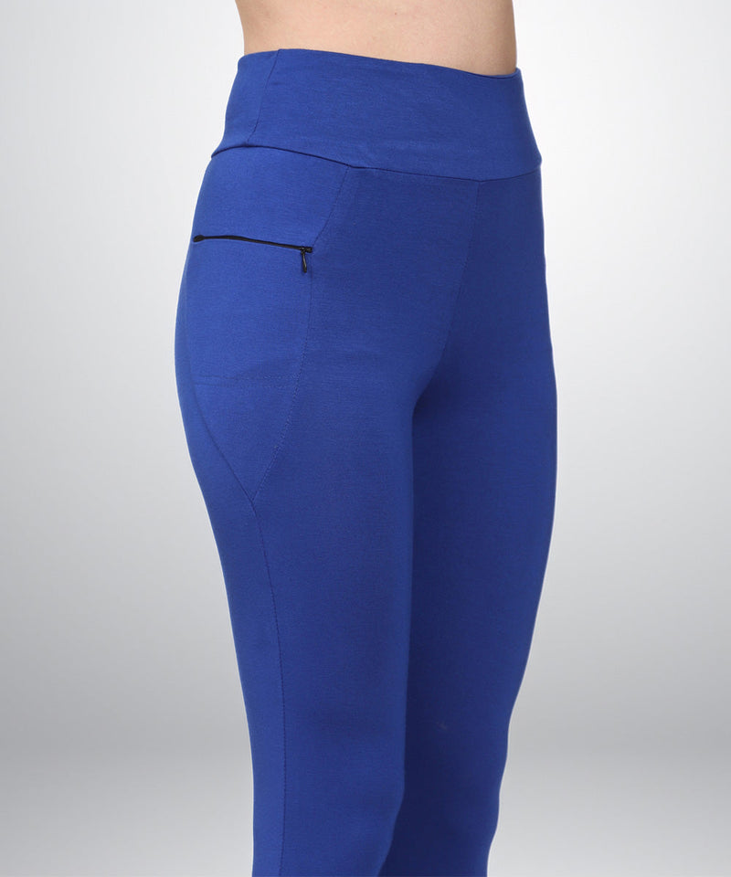 Naturefab Women's Bamboo Workout and Yoga Leggings Blue-6