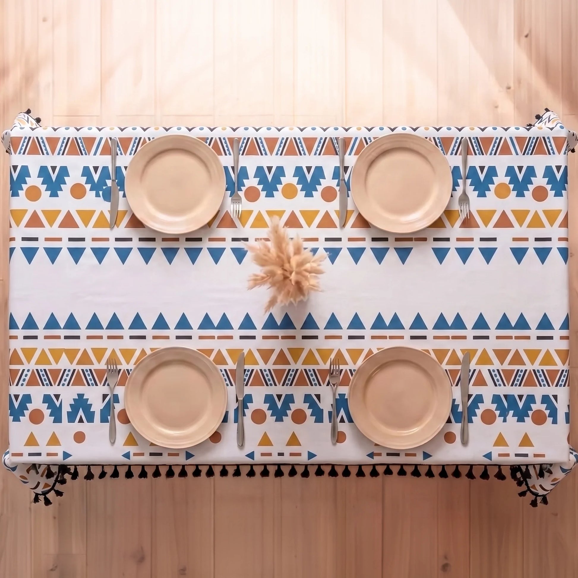 Imprimer Handpicked Santo - Table Cover (Blue)-6