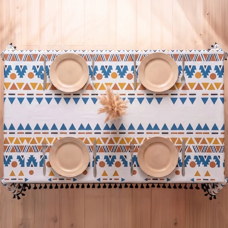 Imprimer Handpicked Santo - Table Cover (Blue)-6