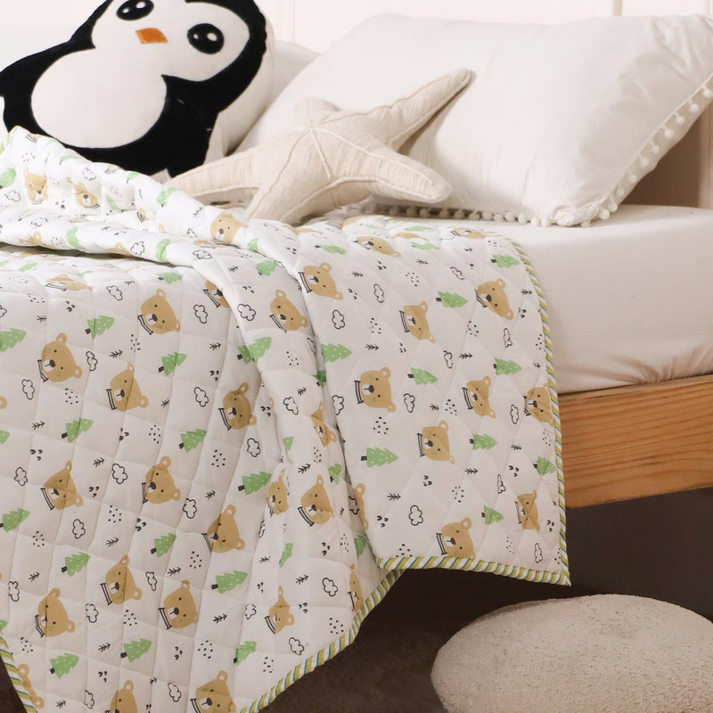 Imprimer Dreamy Bear - Printed Baby Blanket-2