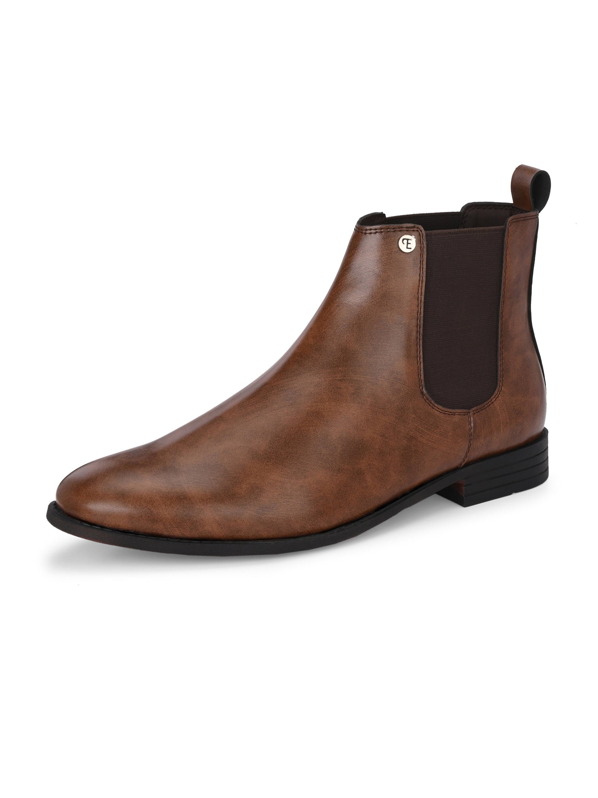 El Paso Men Faux Leather Casual Chelsea Boots-13