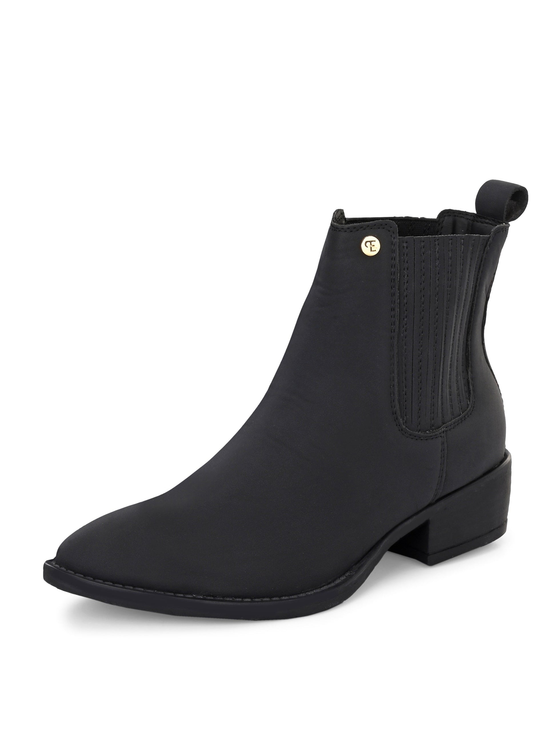 El Paso Women Faux Leather Casual Chelsea Boots-2
