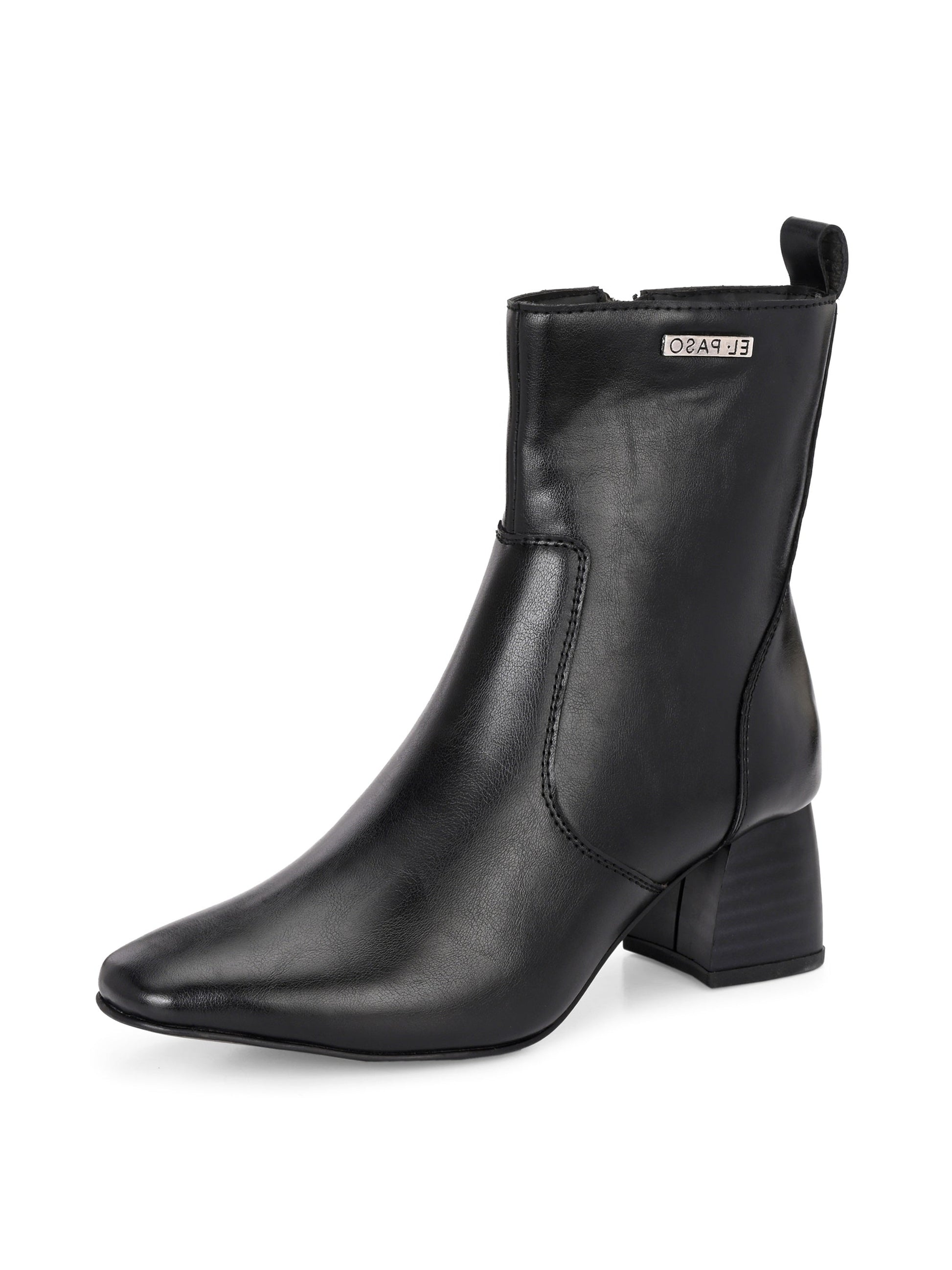El Paso Women Faux Leather Casual Chelsea Boots-2