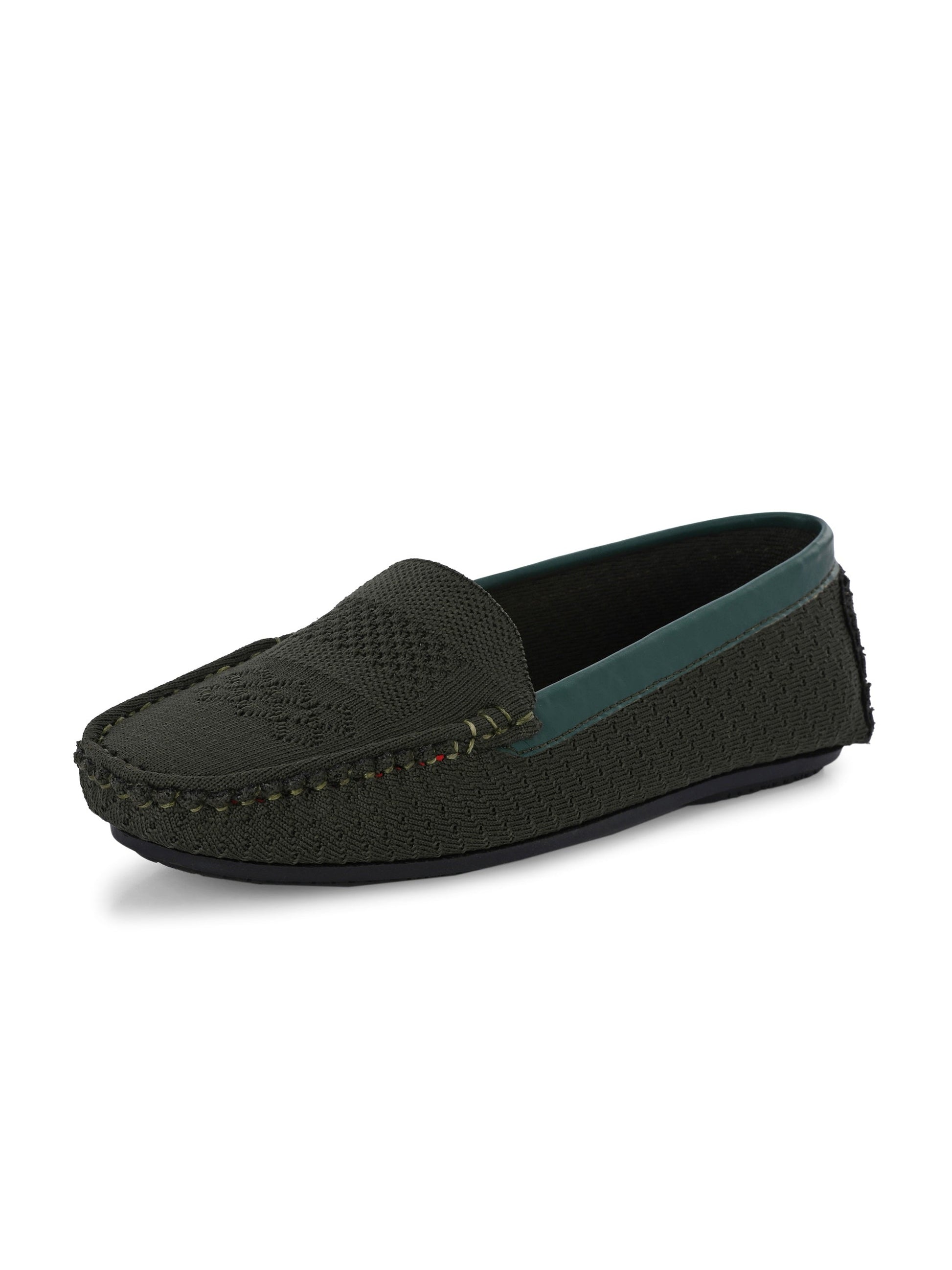EL PASO Women Faux Leather Casual Slip On Loafers-21