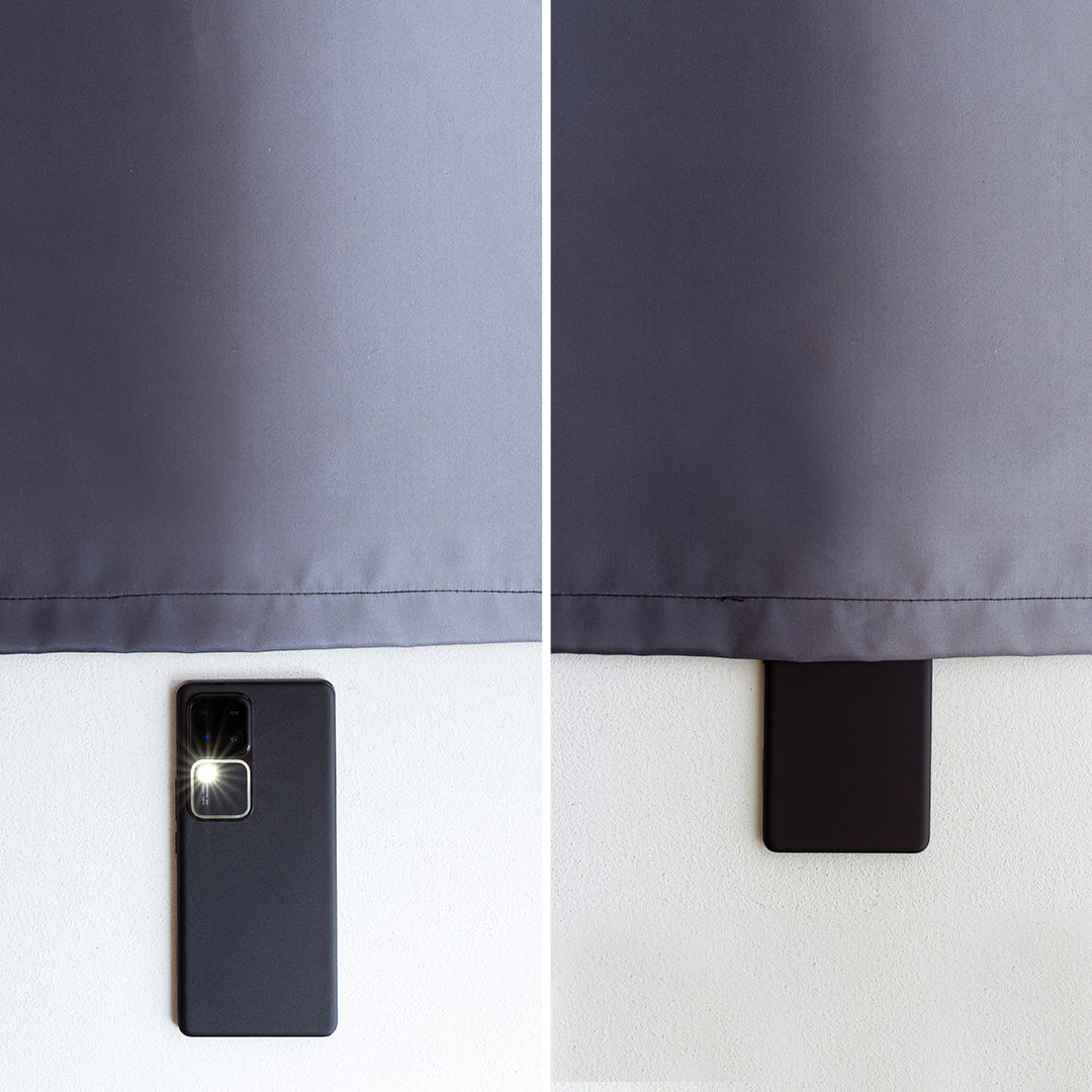 Blackout Ombre Curtain (Grey & Black)-6