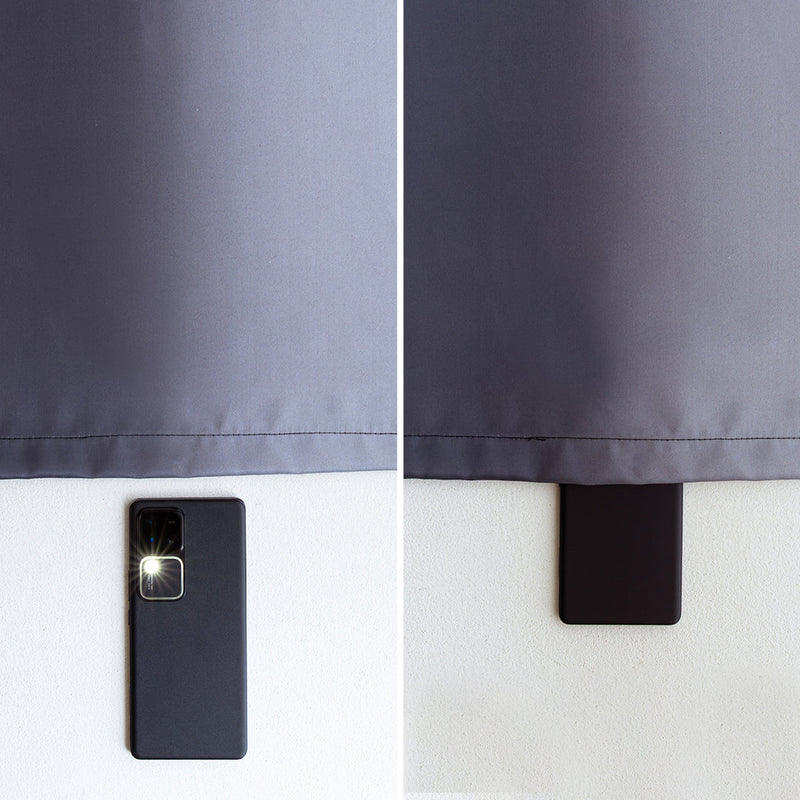 Blackout Ombre Curtain (Grey & Black)-6