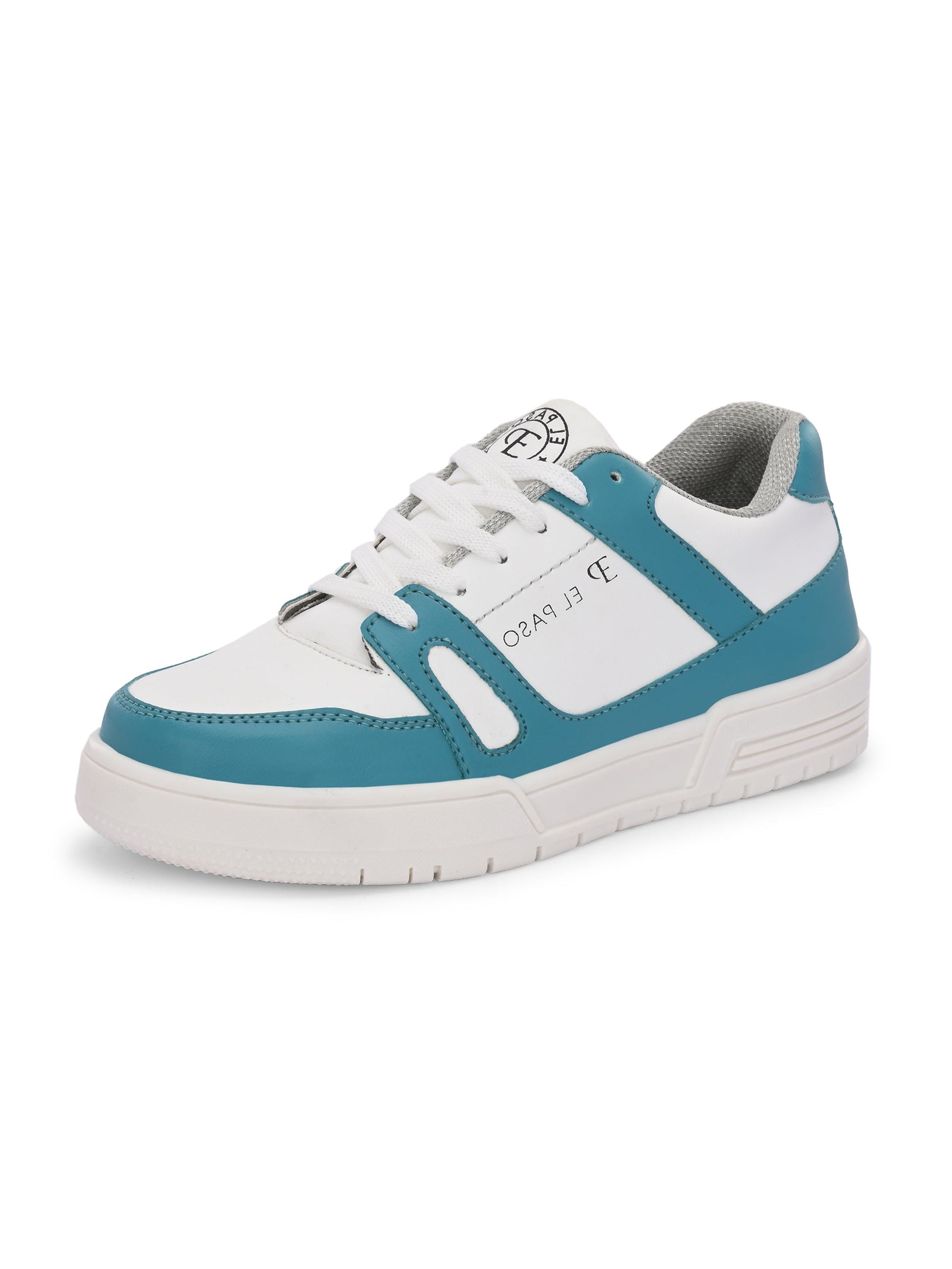 EL PASO Faux Leather Casual Shoes Lace Up Sneakers For Women-6